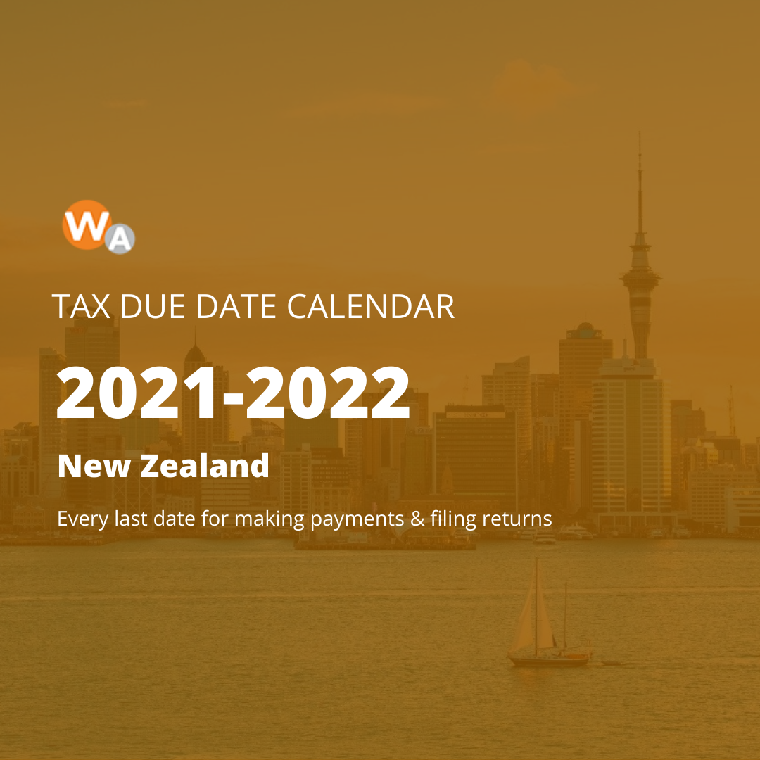 Digital calendar of tax due date 2021 2022